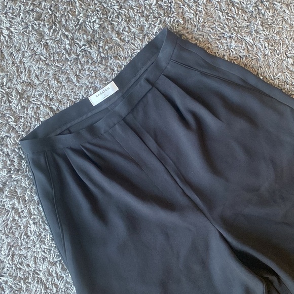 BABATON Black Wide Leg Cropped Pants Size 4 - Picture 2 of 10